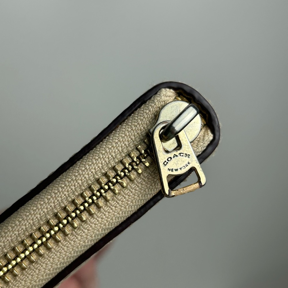 Coach Tan Embossed Wallet - Picture 15 of 15